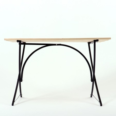 Garden table Laksi 120 x 62 x 75 cm, base pipe 20 x 20 x 0.7 mm-4