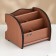 Organizer 5 sections, a series of ash shimo dark with Kant Dark, 13.5*17cm