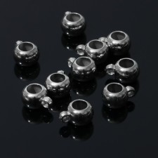Kulon holder 1.5 × 1.2 × 0.9 cm, (set 10 pcs.), Silver color