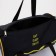 Sports bag with lightning, long belt, black/yellow color