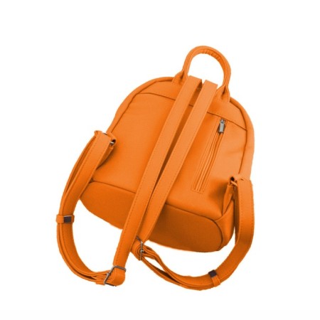 Bag-rugzak (B2829-10140) genuine leather, orange, 1x340x10 cm-1