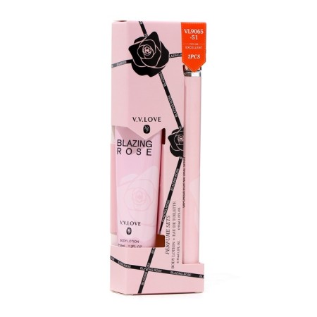 Perfume set women IV Love: toilet water, 35ml + body lotion, 35ml-3