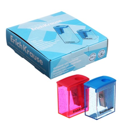Zapochilok 1 hole Erichkrause "City Mini" Bubble Gum, with a container, plastic, mix