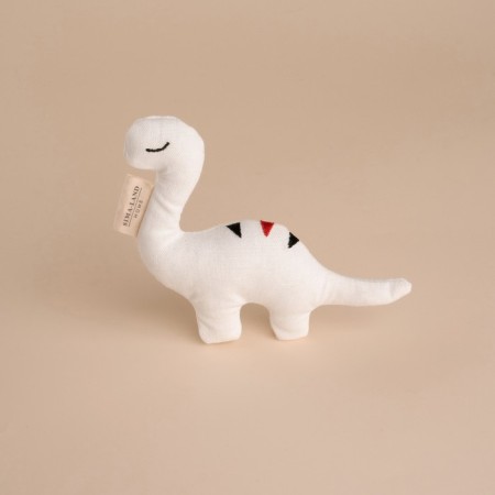 Soft toy "dinosaur" with stripes on the back, 17 cm-1