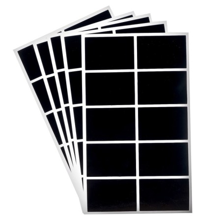 The stickers are waterproof, a set of sheets is 5 pcs., Cretaceous marker, size 1 stickers - 60 × 40 mm-4
