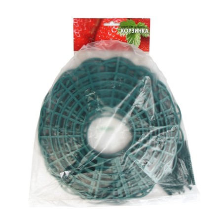 Builder for strawberries, d = 30.5 cm, plastic, green-5