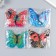 Magnet Plastic for the fabric "Double butterflies" NR 6 pcs mix h = 10; 10.5; 5; 6.7; 8.4; 6.7 cm