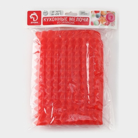 Rug - Anti -fat for baking of the share "Spikes", silicone, 39 × 27.5 cm, color mix-7