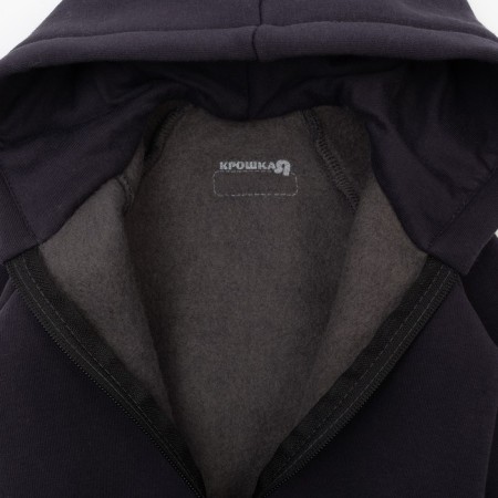 Costume: sweatshirt and pants crumb I, Basic Line, height 62-68 cm, dark gray-10