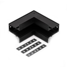 Коннектор угловой внутренний для встраиваемого шинопровода Elektrostandard, Slim Magnetic, 72х72х17 мм, цвет чёрный
