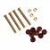 Animal door with 4 modes, opening 15x15.5 (total 22.5x20 cm), dark brown