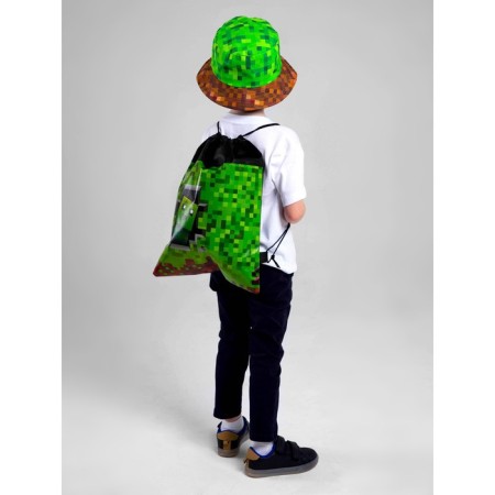 Children's set "Level Up" (panama+ bag for shoes), rr. 52-54 cm-6