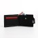 Male purse for magnet, department for bills, for maps, for coins, black color