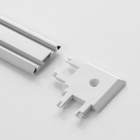 Corner Connector SLIM "G-shaped" 4-filled white 0.7x4x2cm-2