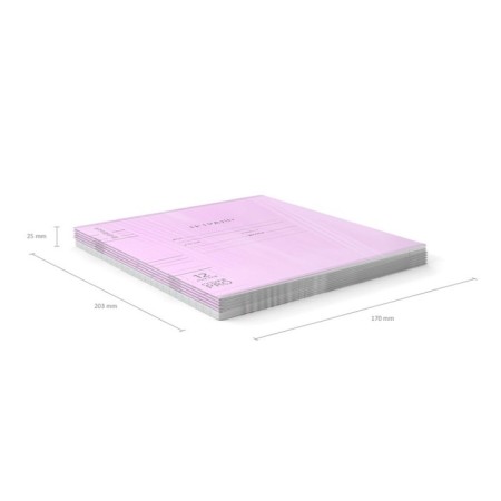 Notebook 12 sheets in the Erichkrause line CoverPro "Vivid", plastic cover, offset unit, purple-4