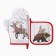 New Year. Set of kitchen Ethel "Forest Beasts" mittens 20x28cm, capture 19x19cm, 100%hl