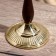 Lupa table souvenir "ari" wood, brass 25 cm
