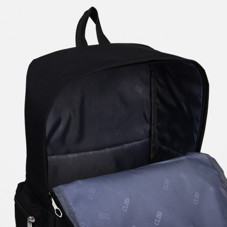 Set of backpacks on lightning from textiles, chover, bag, pencil case, black color-4