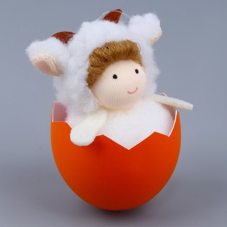 Soft toy "Easter doll" on the suspension, 8 cm, color mix-1