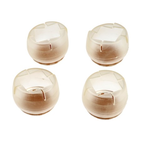 Furniture rubber pad felt, round, d = 45-50 mm, 4 pcs