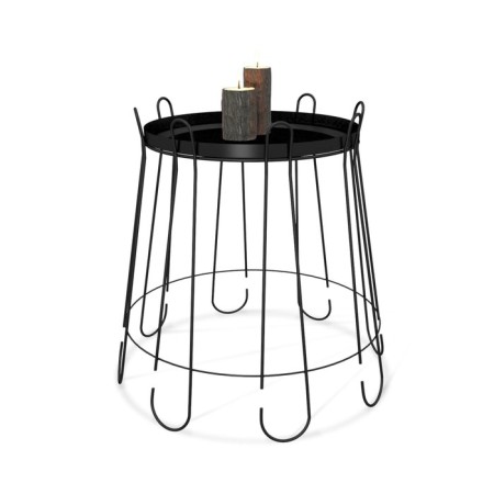 SHEFFILTON coffee table, 440x440x480, black Muars-2