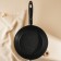 Aluminum pan with high side SL Home, D = 26 cm, h = 7 cm, anti -stick coating, induction, black color