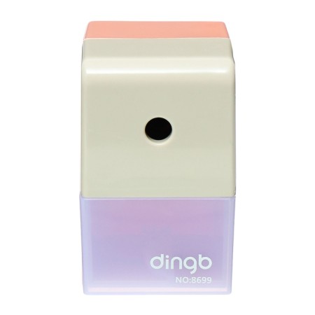 Mechanical sharpener with container classic pink-1