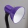 Table lamp E27, with off. On the clamp (220V) purple (108V)