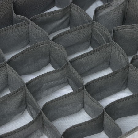 Organizer for storing linen “Thread”, 24 cells, 32 × 32 × 10 cm, color gray color-4