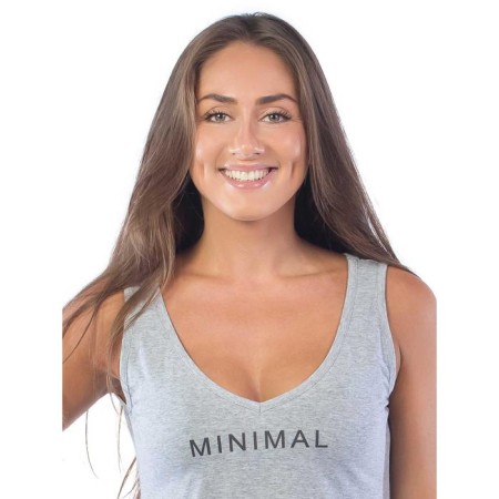 Female dress, size 50, light gray color-5