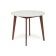 Dining table Bosco (Bosos) Buk/MDF, White/Brown D900