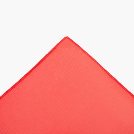 Textile scarf, coral color, size 72x72-3
