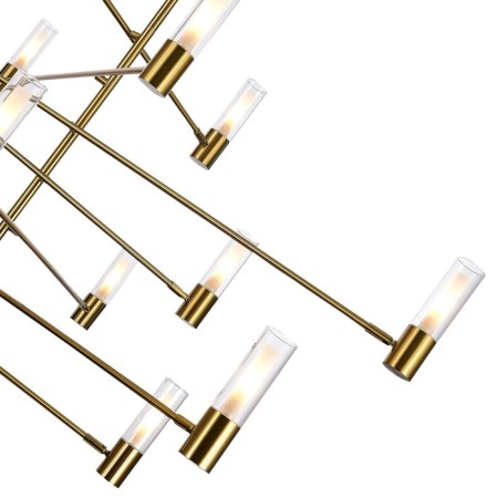 Ceiling Ceiling ST LUCE. SL1239.303.14. Vitra. 14x5 watts, G9, 4000k, 145x145x133 cm, brass color-4