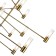 Ceiling Ceiling ST LUCE. SL1239.303.14. Vitra. 14x5 watts, G9, 4000k, 145x145x133 cm, brass color
