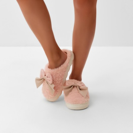 Women's slippers, size 38-39, pink color-10