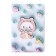 Note book B6, Devente Kitty, 192 sheets, hard cover, artificial leather with foam rubber, 70g/m2, mix