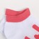 Women's socks, pink/white color, size 25