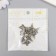Decor for creativity Metal "Damascus" silver 2.3x1.5 cm
