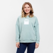 Hoody women Minaku: Casual Collection Color Mint size 50-52