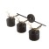 Bra "Sokhat" 3he27 40w Black with gold 60x15x22cm