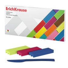 Plasticine 24 colors, 384 g, Erichkrause 