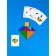 Puzzle "Tangram" with cards (17 pcs.)