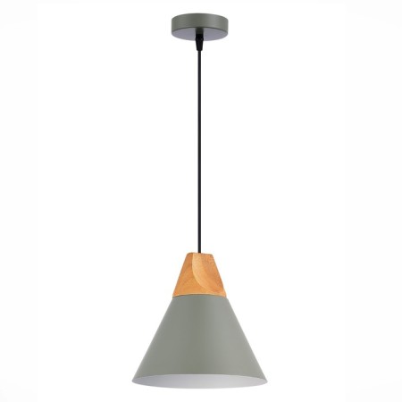 Suspension EVOLUCE. Sle125113-01. Modica. 1x40 W, E14, 23x23x22 cm, gray color-1