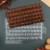 Chocolate form "Sweet Keyboard", 21 x 14 cm