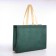 Household bag without fastening, green color