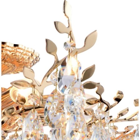 Ceiling chandelier Sofia 6xe14 40w, size 50x50x25 cm, color gold-1