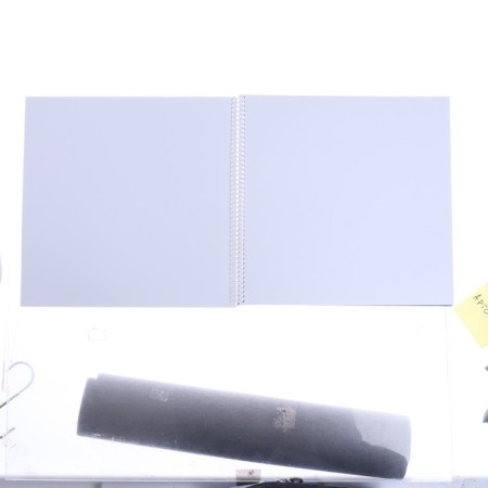Notebook-braid paper 290x290 mm, 32 sheets on the crest "under the starry sky", cover coated cardboard, glossy lamination, block 160 g/m², with step-by-step sketches-3