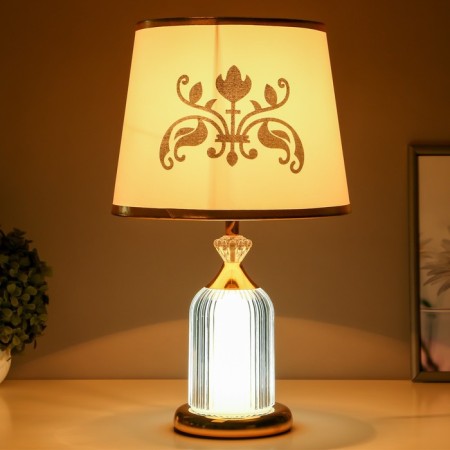 Michelle table lamp E27 40W gold 26x26x43 cm Risalux-2