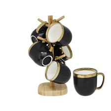 Set of Lenardi mugs, on a stand, 300 ml, 6 pcs