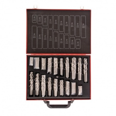 A set of drills for metal Matrix, 1-10 mm, HSS, in a metal case, 170 pcs.-1